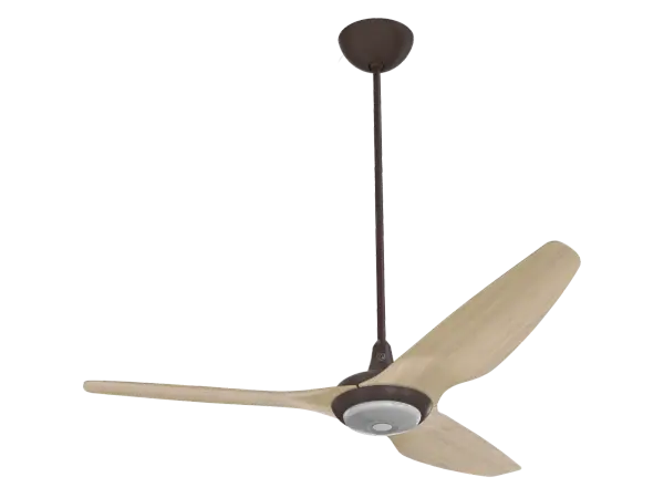 The Haiku Gen 4 combines sophisticated smart home technology with elegant design. Features SenseME environmental sensors, WiFi/Bluetooth connectivity, dual LED lighting with adjustable color temperatures, and eco-friendly bamboo airfoils.