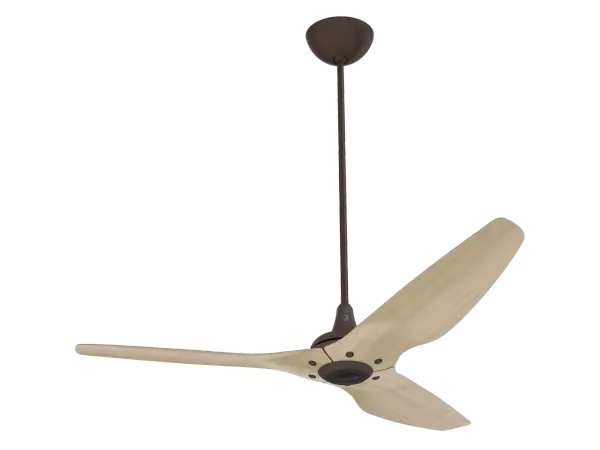 The Haiku Gen 4 combines sophisticated smart home technology with eco-friendly bamboo airfoils and premium finishes. SenseME environmental sensors automatically adjust to room conditions, while WiFi and Bluetooth connectivity offer seamless control.