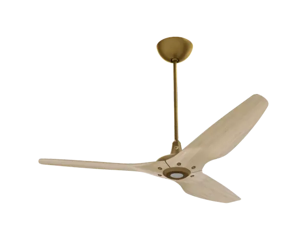 The Haiku Gen 4 combines sophisticated smart home technology with eco-friendly bamboo airfoils and luxurious gold finish. Features SenseME environmental sensors, LED lighting with adjustable color temperatures, and seamless integration with major smart home platforms.