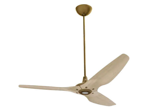 The Haiku Gen 4 combines sophisticated technology with sustainable materials, featuring natural bamboo airfoils and a luxurious gold finish. Smart sensors, WiFi/Bluetooth connectivity, and customizable LED lighting create the ultimate climate control experience.