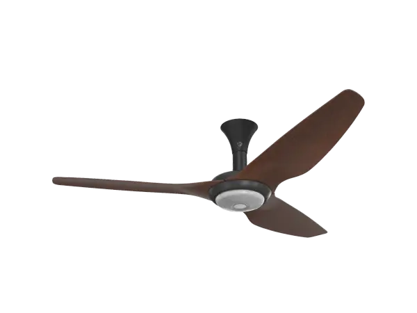The Haiku 60" combines industrial-strength aluminum airfoils with smart home integration for the ultimate covered outdoor cooling solution. Features SenseMe technology, WiFi/BLE connectivity, and weather-tested durability.