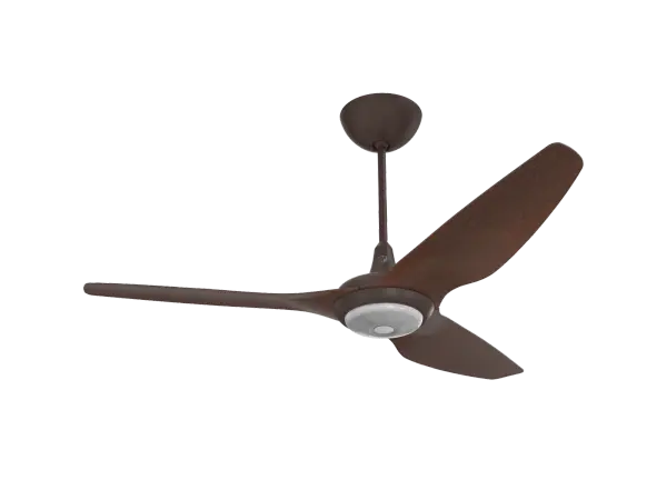 The Haiku 60" combines cutting-edge smart home technology with weather-resistant design. Features WiFi/BLE connectivity, SenseMe automation, and IPX2-rated motor for reliable covered outdoor performance.