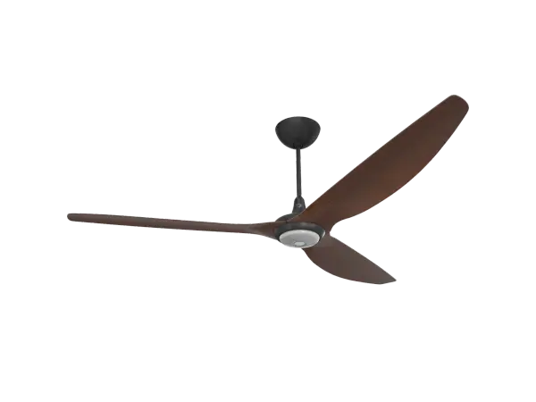 The Haiku Gen 4 Outdoor combines industrial-strength aluminum airfoils with smart home integration and advanced sensors. Built for covered outdoor spaces with IPX2-rated motor and damp location rating.