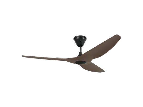 Haiku Coastal 60" Ceiling Fan in Cocoa Resin with Matte Black Finish - Image 1