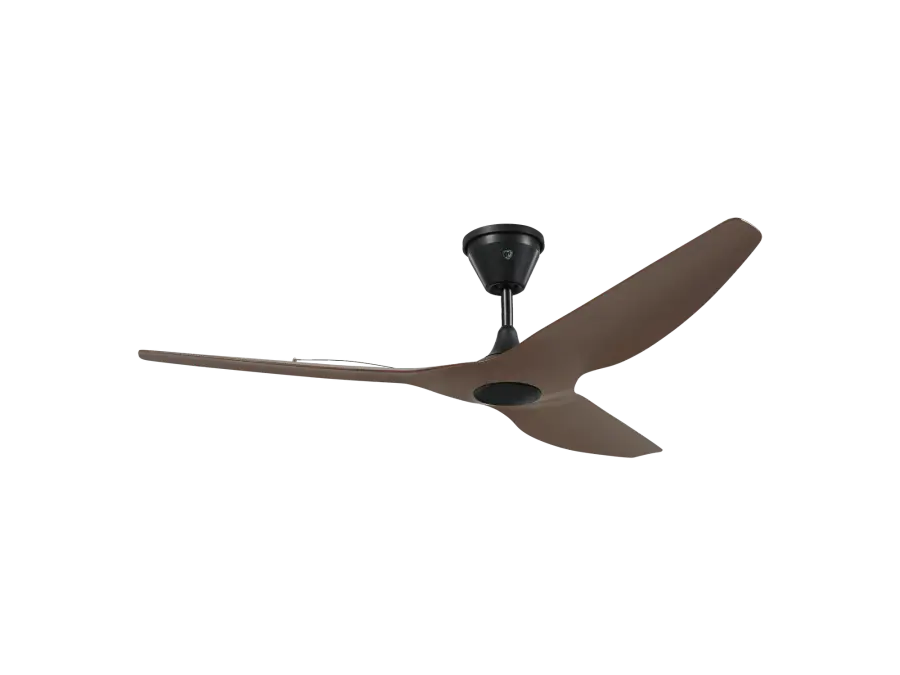 Haiku Coastal 60" Ceiling Fan in Cocoa Resin with Matte Black Finish - Image 1