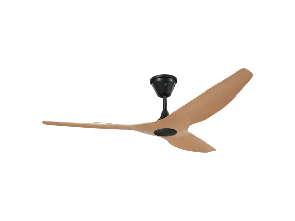 Haiku Coastal Marine-Grade Outdoor Fan - 60 in - Caramel Resin - Matte Black - Image 1