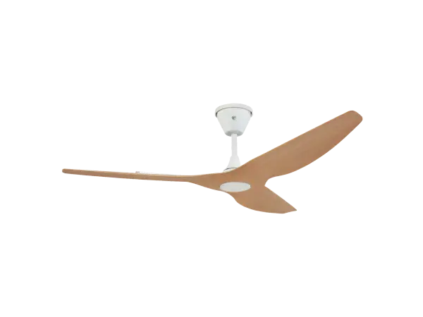 The Haiku Coastal is the world's first storm-ready ceiling fan, engineered with marine-grade 316 stainless steel and sealed electronics to withstand salt air, UV rays, and high winds. IP56-rated with smart home integration.