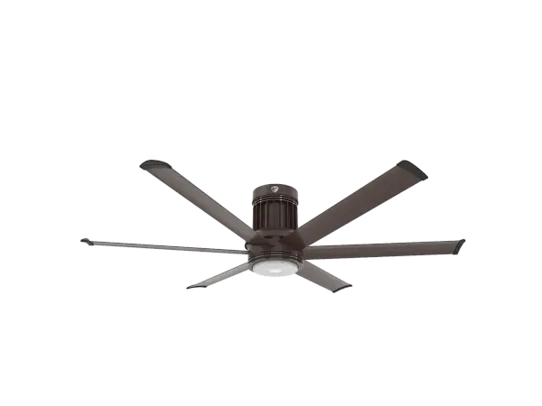 The i6 transforms covered outdoor spaces with powerful, whisper-quiet airflow and smart home integration. Built with aircraft-grade aluminum and damp-rated construction, it delivers commercial-grade performance with residential sophistication.