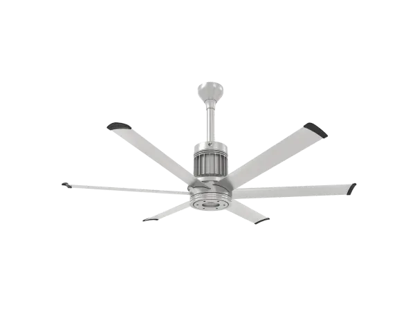 The i6 transforms covered outdoor spaces with powerful, whisper-quiet airflow and smart home integration. Built with aircraft-grade aluminum and damp-rated construction, it delivers commercial-grade performance with residential sophistication.