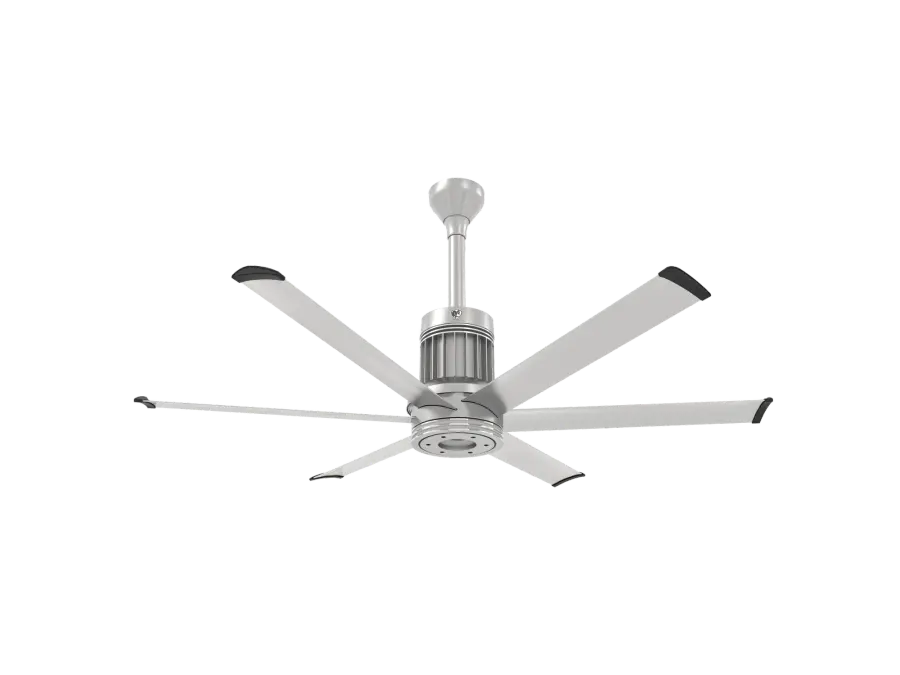 i6 60" Outdoor Ceiling Fan with WiFi - Brushed Silver