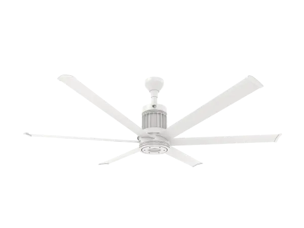 The i6 72" transforms large spaces with whisper-quiet, powerful airflow and smart home integration. Aircraft-grade aluminum construction and sculptural design make it a statement piece that delivers serious performance.