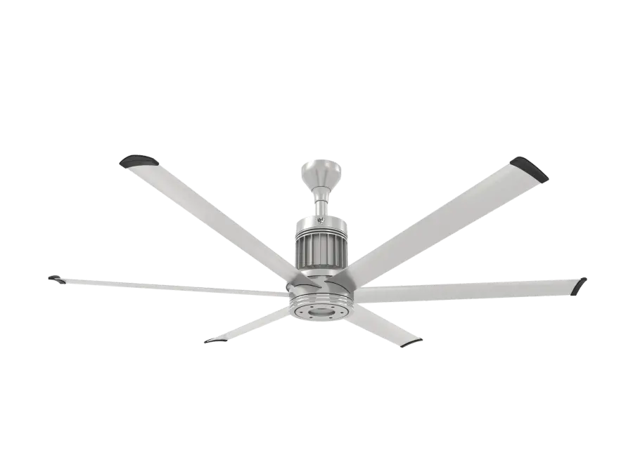 i6 72" Outdoor Ceiling Fan with WiFi - Brushed Silver