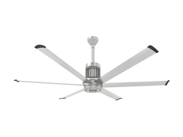 The i6 transforms covered outdoor spaces with powerful, whisper-quiet airflow and smart home integration. Built with aircraft-grade aluminum and damp-rated for weather resistance, it delivers commercial-grade performance with residential sophistication.