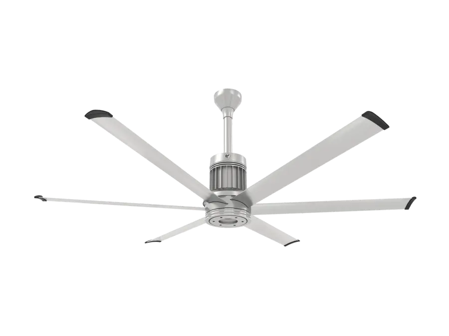 i6 72" Outdoor Ceiling Fan with WiFi - Brushed Silver