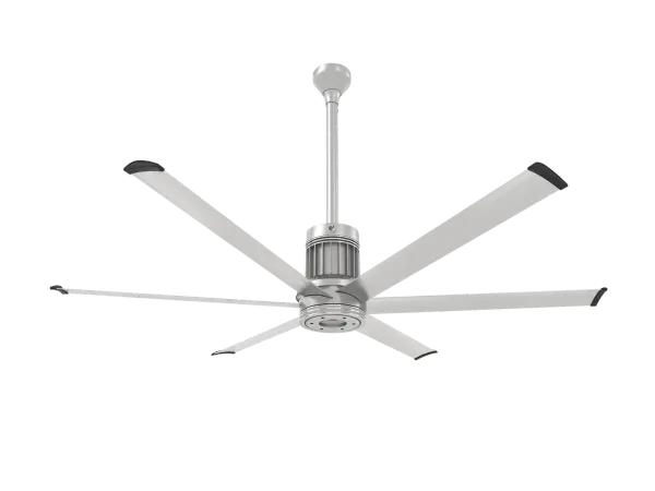 The i6 transforms covered outdoor spaces with powerful, whisper-quiet airflow and smart home integration. Built with aircraft-grade aluminum and damp-rated for weather resistance, it delivers commercial-grade performance with residential sophistication.