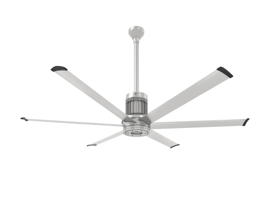i6 72" Outdoor Ceiling Fan with WiFi - Brushed Silver