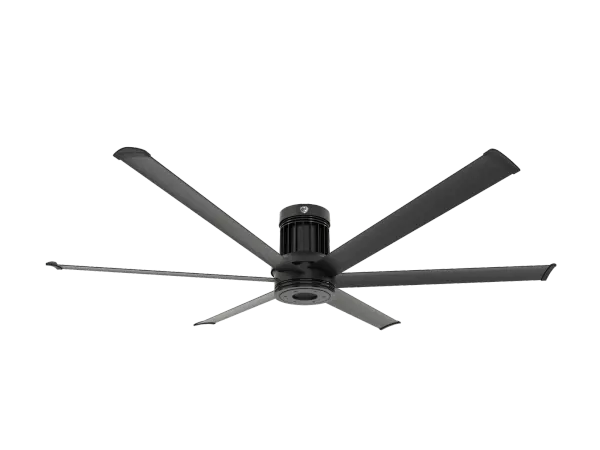 The i6 transforms covered outdoor spaces with powerful, whisper-quiet airflow and smart home integration. Built with aircraft-grade aluminum and damp-rated for weather resistance, it delivers industrial performance with modern design.