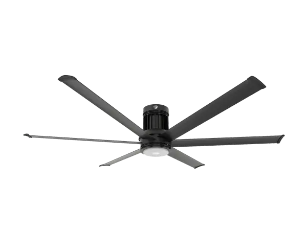 The i6 transforms covered outdoor spaces with powerful, whisper-quiet airflow and smart home integration. Built with aircraft-grade aluminum and damp-rated for weather resistance, it delivers commercial-grade performance with residential sophistication.