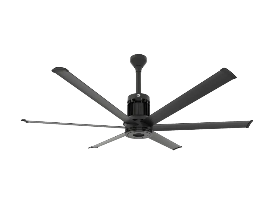 i6 72" Outdoor Ceiling Fan with WiFi/BLE - Black