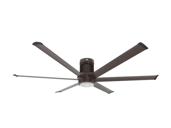 The i6 transforms covered outdoor spaces with powerful, whisper-quiet airflow and smart home integration. Built with aircraft-grade aluminum and damp-rated construction, it delivers commercial-grade performance with residential sophistication.
