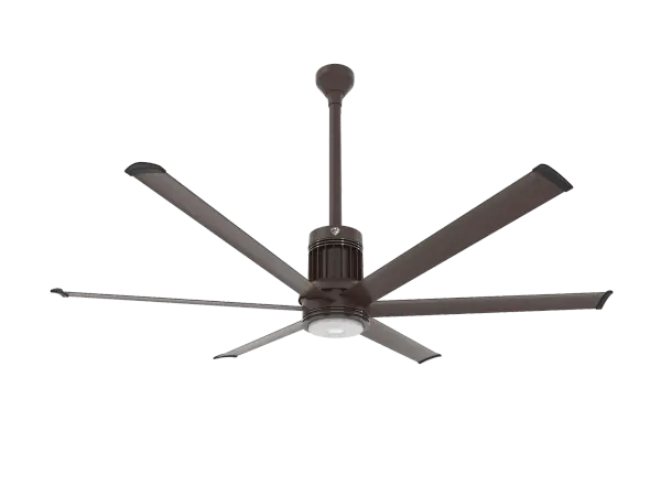 The i6 transforms covered outdoor spaces with powerful, whisper-quiet airflow and smart home integration. Built with aircraft-grade aluminum and damp-rated construction, it delivers commercial-grade performance with residential sophistication.