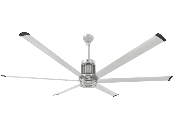 The i6 84" delivers commanding airflow with whisper-quiet operation in a sculptural design. Built from aircraft-grade aluminum with smart SenseMe® technology, it's perfect for large open spaces that demand both performance and style.