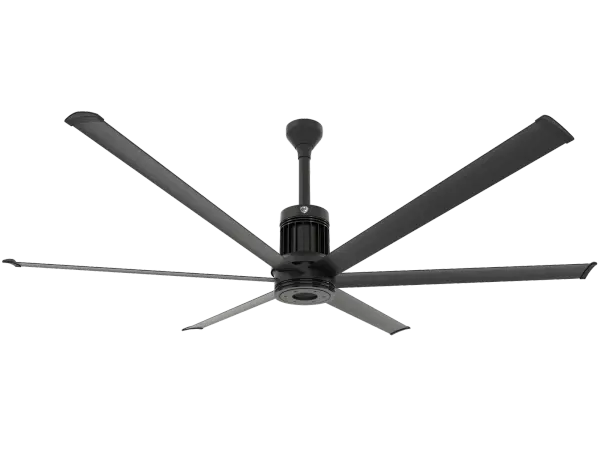 The i6 84" transforms large spaces with whisper-quiet, industrial-grade airflow wrapped in a sculptural design. Aircraft-grade aluminum construction, SenseMe® smart technology, and integrated lighting make this a centerpiece that works as hard as it looks.