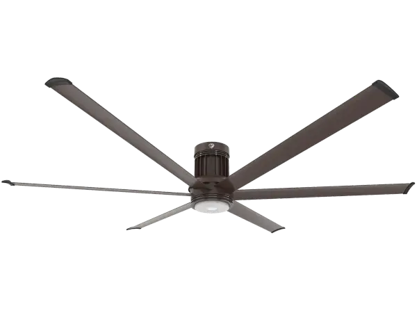 The i6 transforms large spaces with whisper-quiet, industrial-grade airflow wrapped in sculptural design. Aircraft-grade aluminum construction, smart SenseMe® technology, and integrated LED lighting make this oversized fan perfect for open-concept homes and commercial spaces that demand both performance and presence.