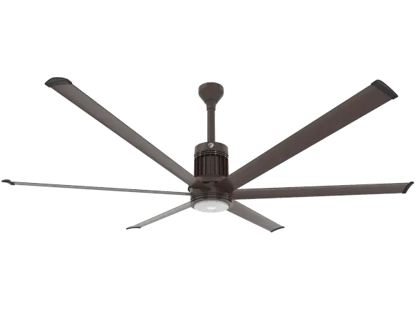 The i6 84" delivers commanding airflow with whisper-quiet operation in a sculptural design. Smart home integration, aircraft-grade aluminum construction, and customizable finishes make this oversized fan ideal for expansive spaces.