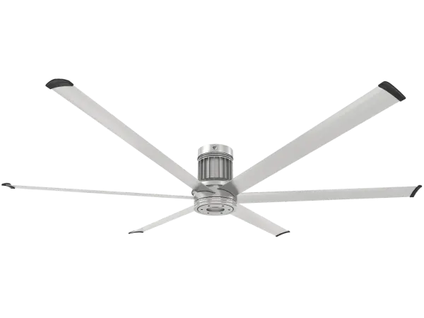 The i6 84" transforms covered outdoor spaces with powerful, whisper-quiet airflow and smart home integration. Built with aircraft-grade aluminum and damp-rated for weather resistance, it delivers commercial-grade performance with residential sophistication.