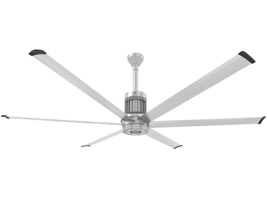 i6 84" Outdoor Ceiling Fan with WiFi - Brushed Silver