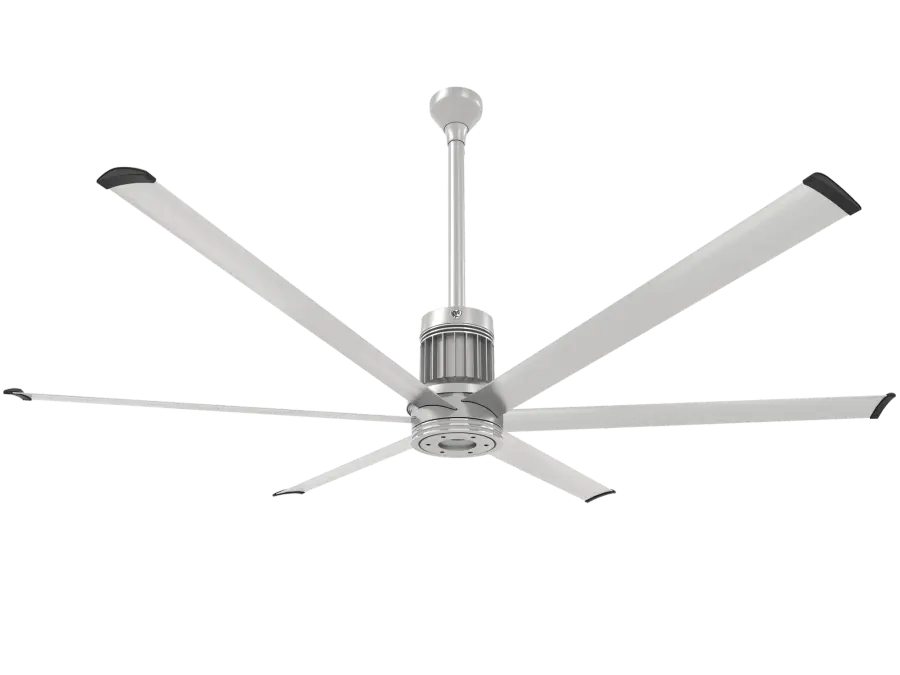 i6 84" Outdoor Ceiling Fan with WiFi - Brushed Silver