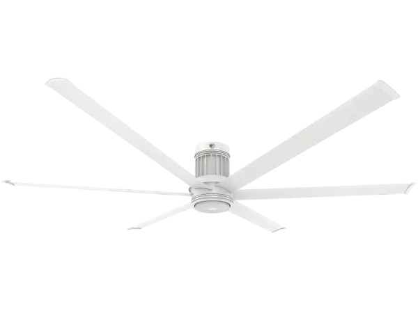 The i6 84" transforms covered outdoor spaces with powerful, whisper-quiet airflow and smart home integration. Aircraft-grade aluminum construction withstands the elements while SenseMe® technology automatically adjusts to conditions.