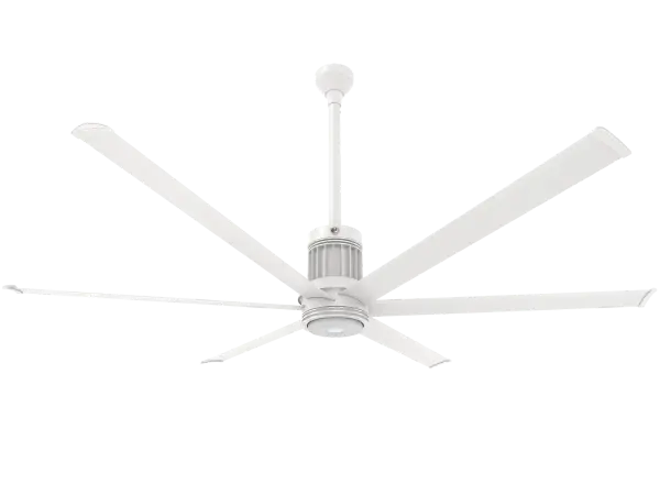 The i6 84" transforms covered outdoor spaces with powerful, whisper-quiet airflow and smart home integration. Aircraft-grade aluminum construction withstands the elements while SenseMe® technology automatically adjusts to conditions.