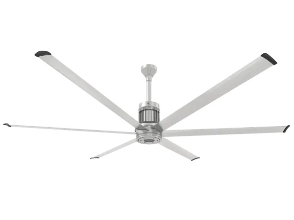 The i6 96" transforms covered outdoor spaces with powerful, whisper-quiet airflow and smart home integration. Built with aircraft-grade aluminum and damp-rated for weather resistance, it delivers commercial-grade performance with residential sophistication.