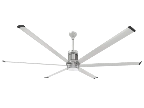 The i6 96" transforms covered outdoor spaces with powerful, whisper-quiet airflow and smart home integration. Aircraft-grade aluminum construction withstands the elements while delivering design-forward aesthetics.
