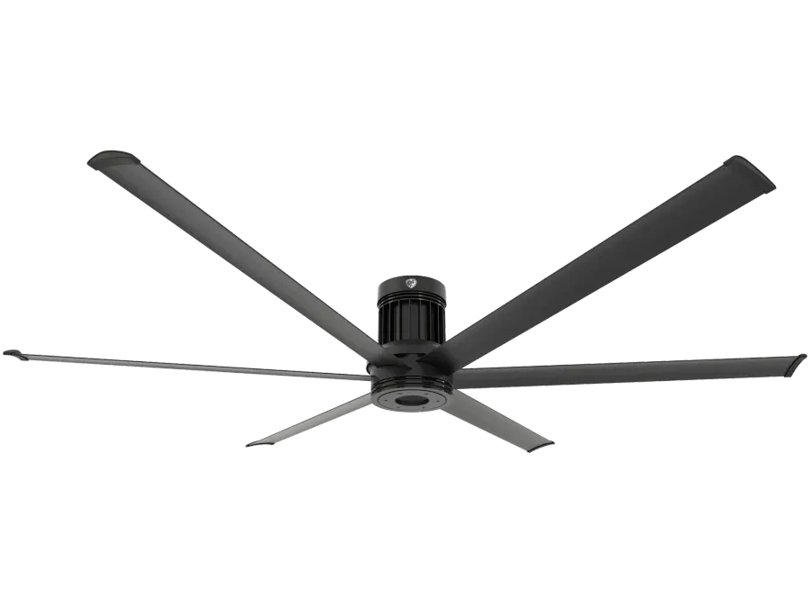 i6 96" Outdoor Ceiling Fan with WiFi/BLE - Black