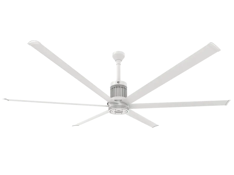 i6 96" Outdoor Ceiling Fan with WiFi/BLE - White