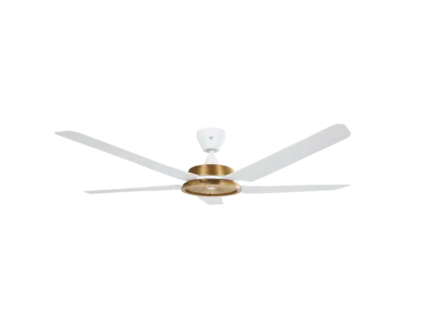 The Speakeasy Indoor Fan delivers elevated airflow for entertainment spaces with its distinctive five-blade design. Built with hybrid resin airfoils and metal housing, it combines durability with quiet, efficient operation and smart home integration.