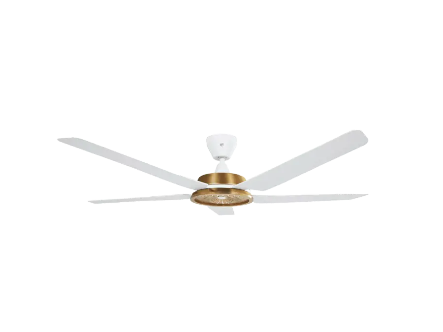Speakeasy Indoor Ceiling Fan - 60 inch Matte White - Image 1