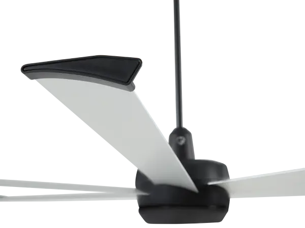 The Turbo6 delivers nearly double the airflow of typical outdoor fans with its unique Kick Ass™ mode and 6 aircraft-grade aluminum airfoils. Perfect for covered patios and large indoor spaces requiring maximum cooling power. - alternate view