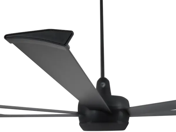 The Turbo6 delivers nearly double the airflow of typical outdoor fans with its unique Kick Ass™ mode and 84-inch aircraft-grade aluminum blades. Built for durability with damp-rated components and backed by a 3-year warranty. - alternate view