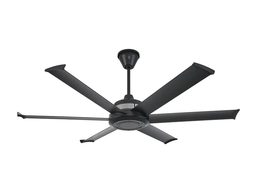 Mammoth 60" Outdoor Ceiling Fan in Black - Image 1