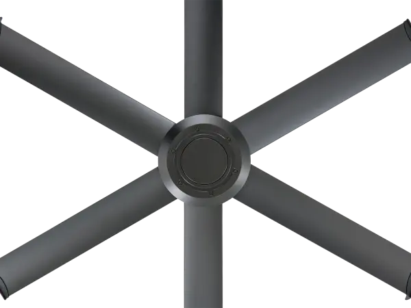 Mammoth 60" Outdoor Ceiling Fan in Black - Image 3