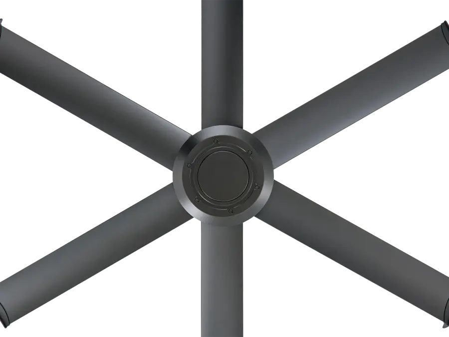 Mammoth 60" Outdoor Ceiling Fan in Black - Image 3