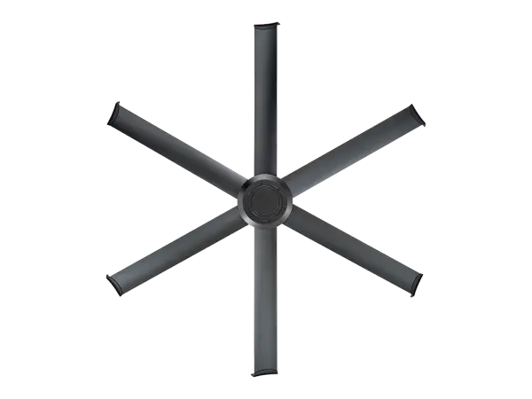 Mammoth 72" Outdoor Ceiling Fan in Black - Image 2