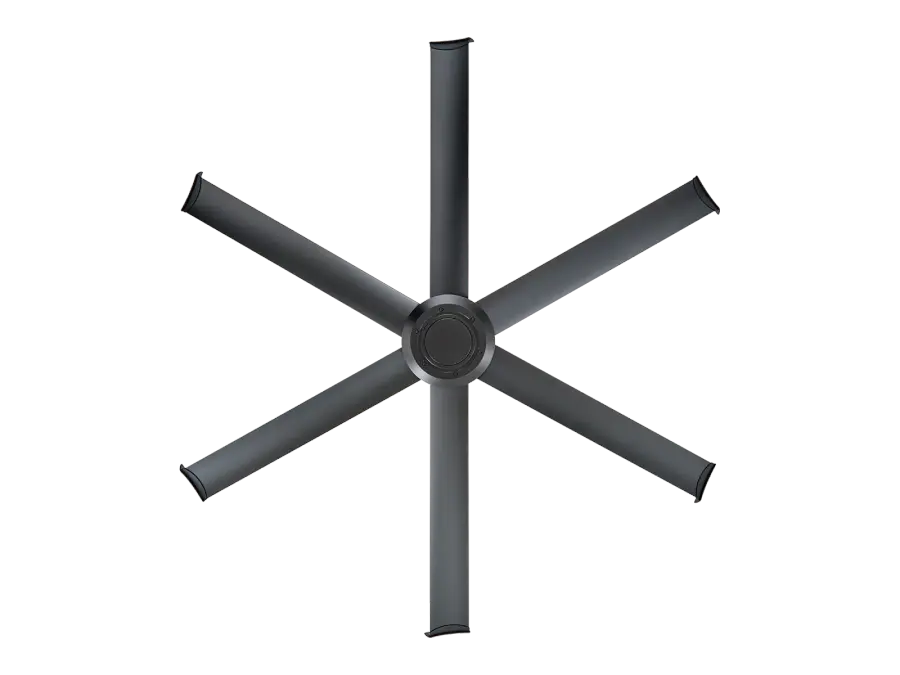 Mammoth 72" Outdoor Ceiling Fan in Black - Image 2