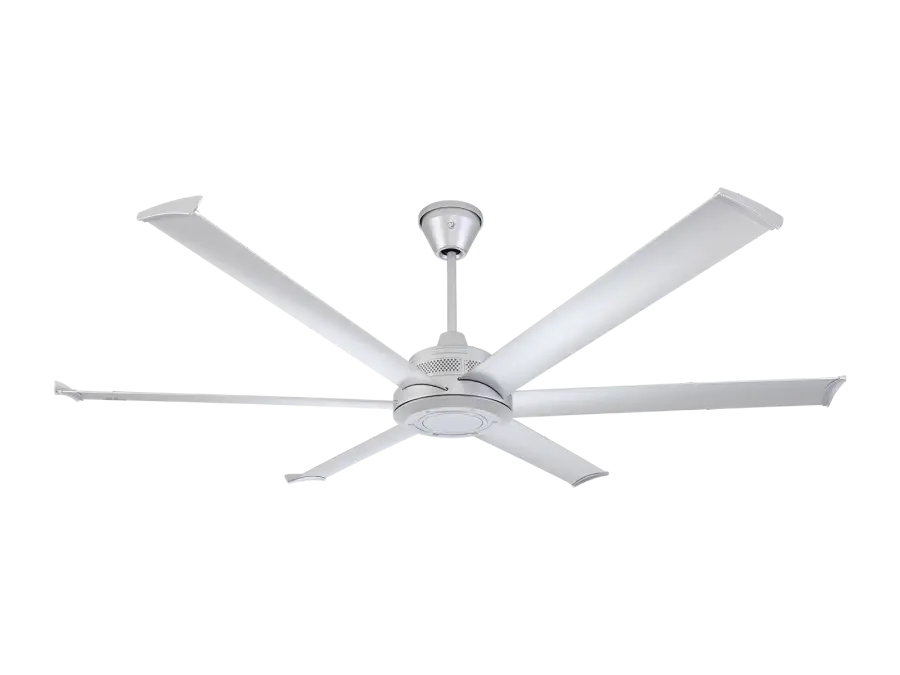 Mammoth 72" Outdoor Ceiling Fan in Silver - Image 1