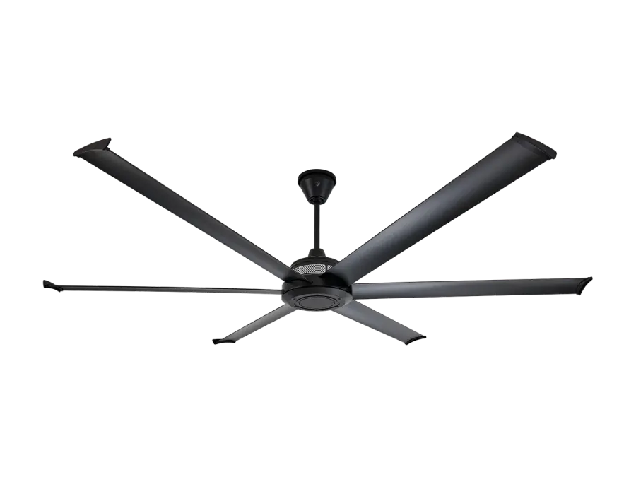 Mammoth 84" Outdoor Ceiling Fan in Black - Image 1