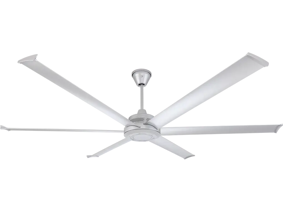 Mammoth 84" Outdoor Ceiling Fan in Silver - Image 1